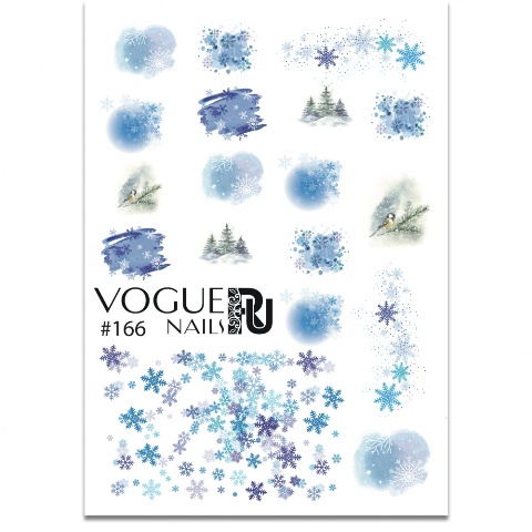 Vogue Nails Зима Слайдер-дизайн #166*