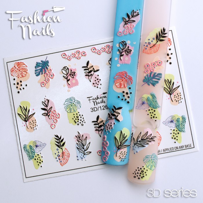 Fashion Nails Слайдер-дизайн 3d 126*