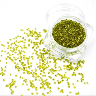 Хрустальная крошка OLIVINE в баночке