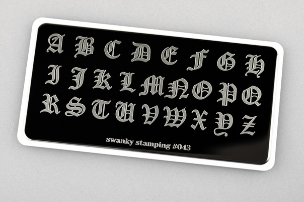Swanky Stamping Пластина 043*