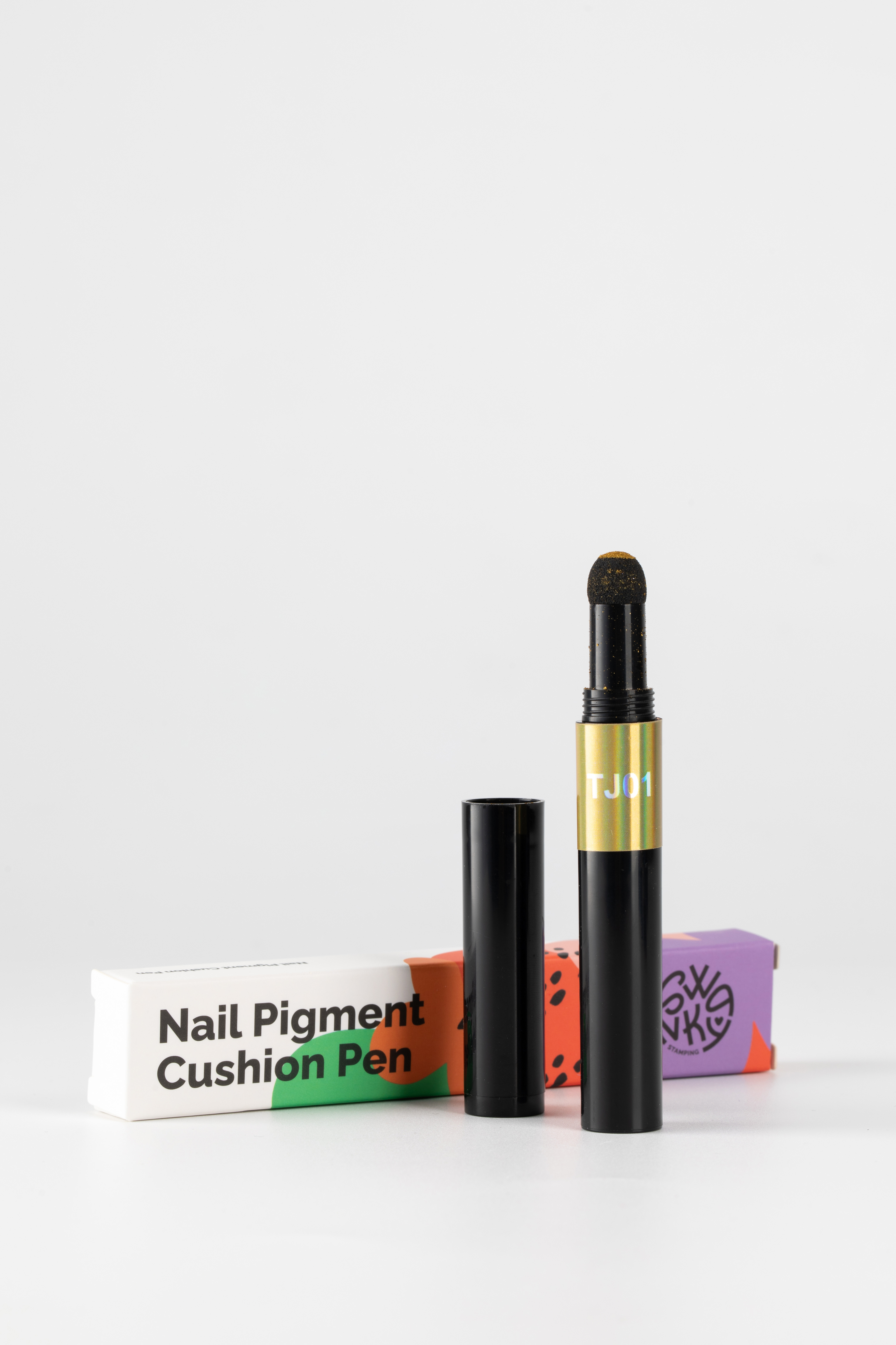 Swanky Втирка Nail Pigment Cushion Pen №001 Gold