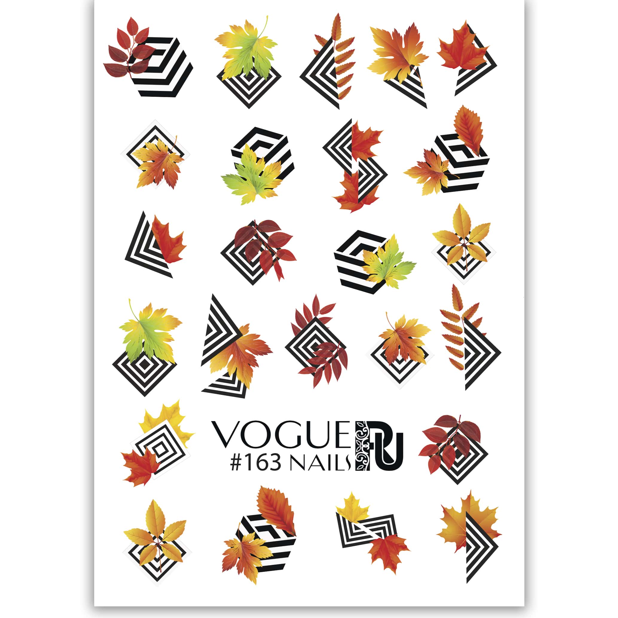 Vogue Nails Осень Слайдер-дизайн #163*